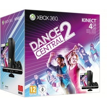 Console Xbox 360 (4 Go) et Kinect Dance Central 2  - Xbox 360