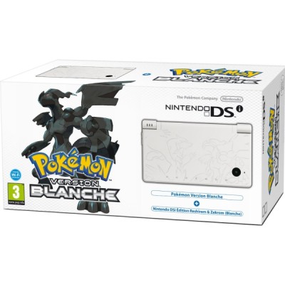 Console Dsi Blanche Collector et Pokémon version blanche - DS