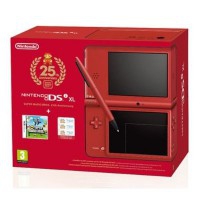 Console DSI Xl Rouge - 25ème anniversaire Mario (Avec Jeu - En Boîte) - DS
