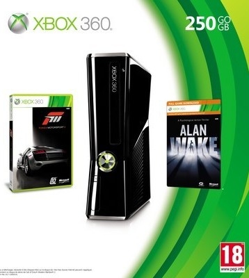 Console Slim 250 Go + Forza 3 + Alan Wake - Xbox 360