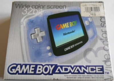 Console Game Boy Advance Grise Transparente en boîte  - Game Boy Advance
