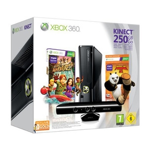 Console Slim 250 Go Pack Kinect + Kung Fu Panda 2 - Xbox 360