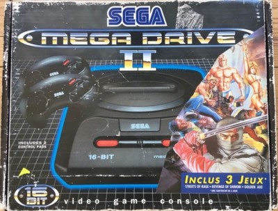 Console Megadrive II et Mega Games 2 en boîte  - Megadrive