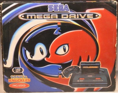 Console Megadrive II et Sonic & Knuckles en boîte  - Megadrive
