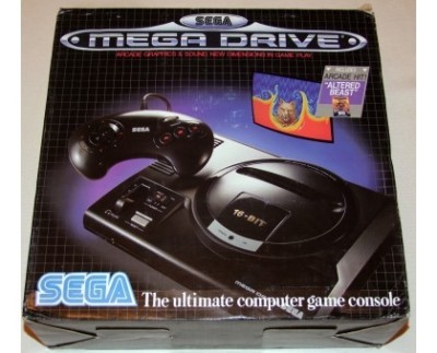 Console Megadrive et Altered Beast en boîte - Megadrive