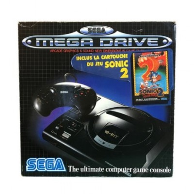 Console Megadrive et Sonic 2 - Megadrive