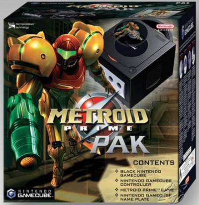 Console Gamecube Noire Pack Metroïd Prime - GameCube