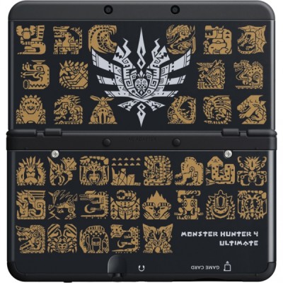 Console New Nintendo 3DS - Edition Limitée Noire Monster Hunter 4 Ultimate (sans jeu) - 3DS
