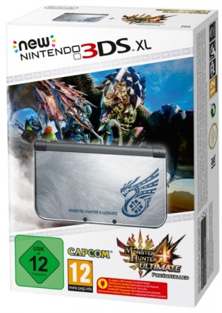 Console New Nintendo 3DS XL - Édition Limitée Monster Hunter 4 Ultimate en boîte - Avec Jeu - 3DS