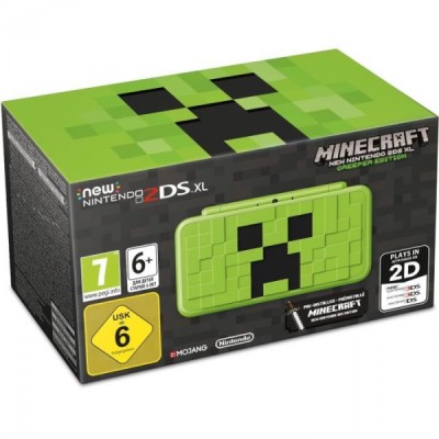Console New Nintendo 2DS XL Minecraft - Creeper Edition en boîte  - 3DS