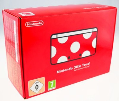 Console Nintendo 3DS Rouge Édition Limitée Toad en boîte  - 3DS
