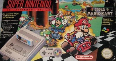 Console Super Nintendo et Super Mario Kart (en boite) - Super Nintendo
