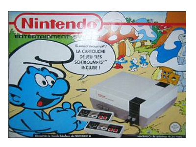 Console NES Pack Schtroumpfs - NES