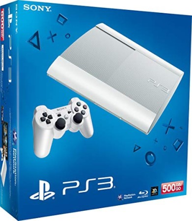 Console Playstation 3 Ultra Slim (500 Go) Blanche en boîte  - Playstation 3