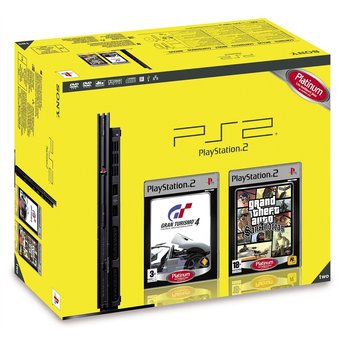 Console PS Two Pack GTA San Andreas et Gran Turismo 4 - Playstation 2