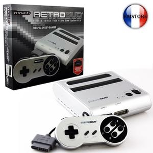 Console Retro Duo Argent - Super Nintendo