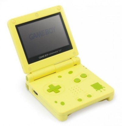 Console Game Boy Advance SP Jaune Édition Bob l'Éponge - Game Boy Advance