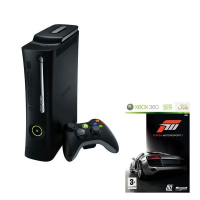 Console Xbox 360 Elite 120 Go et Forza Motorsport 3 - Xbox 360