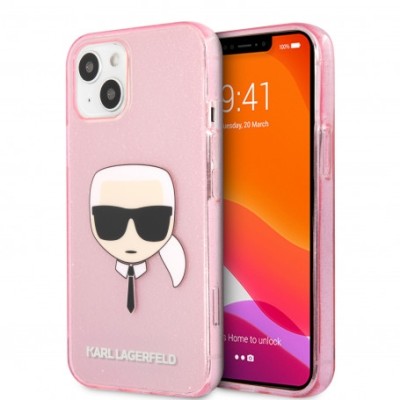 Coque Karl Paillettes Argentées Et Avatar Karl Iphone 13 Pro Max - Accessoires