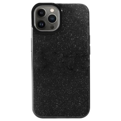 Coque glitter iPhone 13 Pro/14 Pro noir - Coque