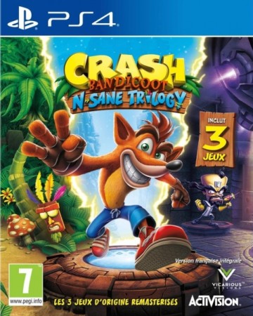 Crash Bandicoot : N'Sane Trilogy - Playstation 4 