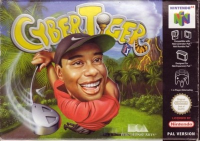 CyberTiger en boîte - Nintendo 64