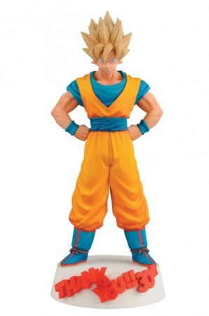 Figurine Son Goku Super Saiyan Dragon Ball Z Thank You 30TH Anniversary - Figurine