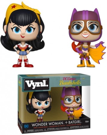 Vynl: DC Comics Bombshells - Wonder Woman + Batgirl - Figurine