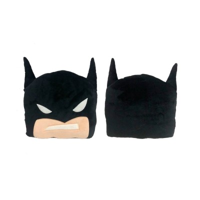 Coussin peluche DC Comics, modèle Batman Face 35 x 35 cm - Textile