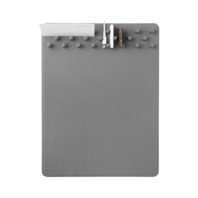 Tapis de souris Multifonction pratique avec rangement de câbles, téléphone, clé USB, cartes de visite, gris - POUT POKEY - Ordinateurs portables