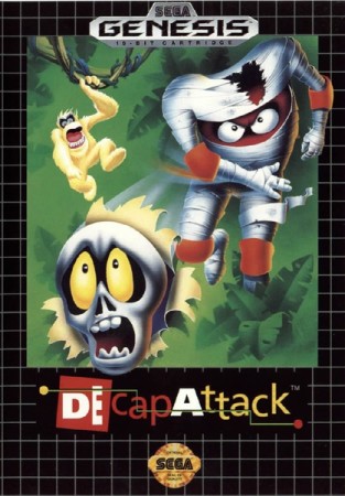 Decap Attack (import USA) en boîte - Megadrive