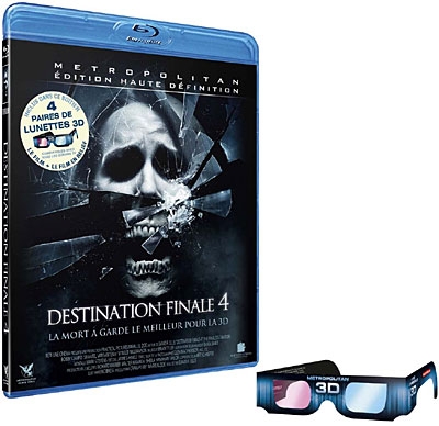 Destination finale 4 3D avec lunettes - BluRay