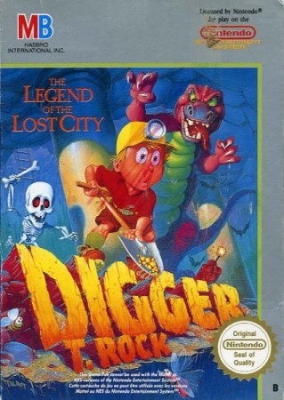 Digger T. Rock en boîte - NES