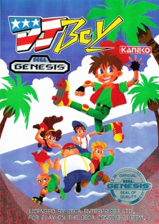 DJ Boy (import USA) en boîte - Megadrive