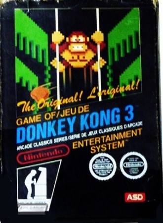 Donkey Kong 3 ASD en boîte - NES