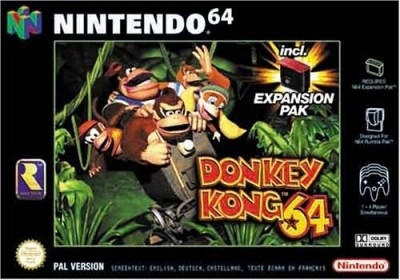 Donkey Kong 64 (sans ram pak) en boîte - Nintendo 64
