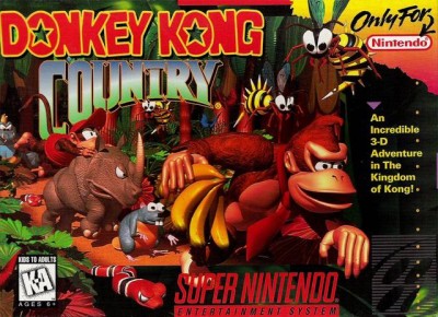 Donkey Kong Country (import USA) en boîte - Super Nintendo