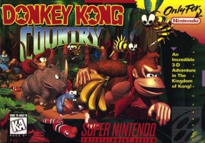 Donkey Kong Country (import anglais) en boîte - Super Nintendo