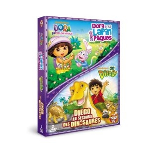 Dora et le lapin de pâques + Diego au secours des dinosaures - BluRay