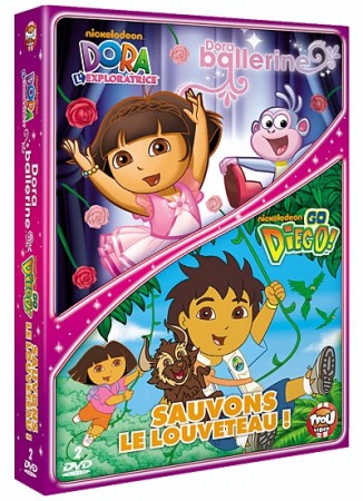 Dora l'Exploratrice - Dora Ballerine et Go Diego vol 1 - DVD