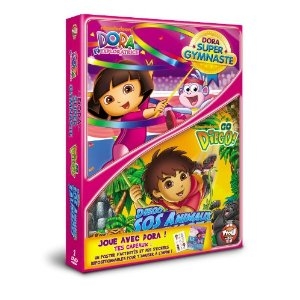 dora l'exploratrice, dora super gymnaste + diego - DVD