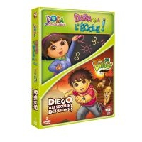 Dora va à l'école + diego au secours des lions - DVD