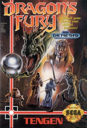 Dragon's Fury (import USA) en boîte - Megadrive