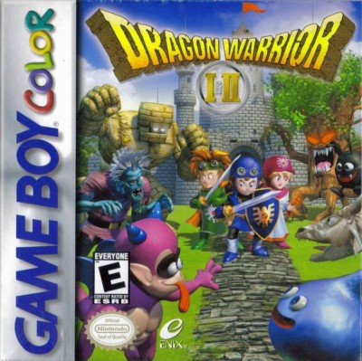 Dragon Quest I et II (import USA) en boîte sous blister - Game Boy