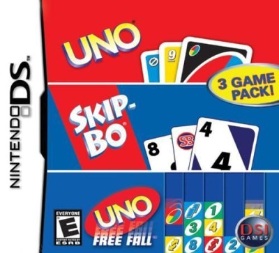 3 Jeux en 1 : Uno + Skip Bo + Uno Free Fall - DS