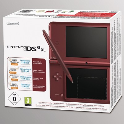 Console Nintendo DSi XL - Bordeaux en boîte  - DS