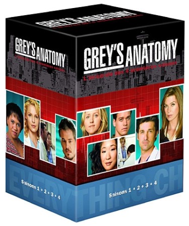 Grey s anatomy l'intégrale des saisons 1 à 4 - DVD