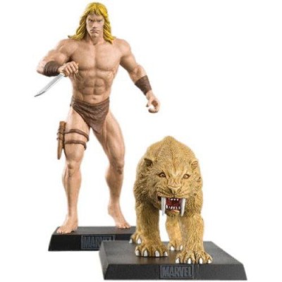 Figurine Marvel Classics Eaglemoss - Ka-zar & Zabu - Figurine