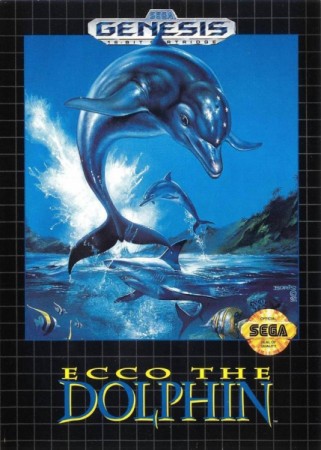 Ecco the Dolphin (import USA) en boîte  - Megadrive