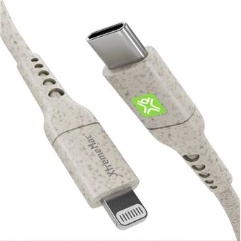 Eco Câble Lightning vers USB-C - 1 mètres Xtrememac   - Multimedia